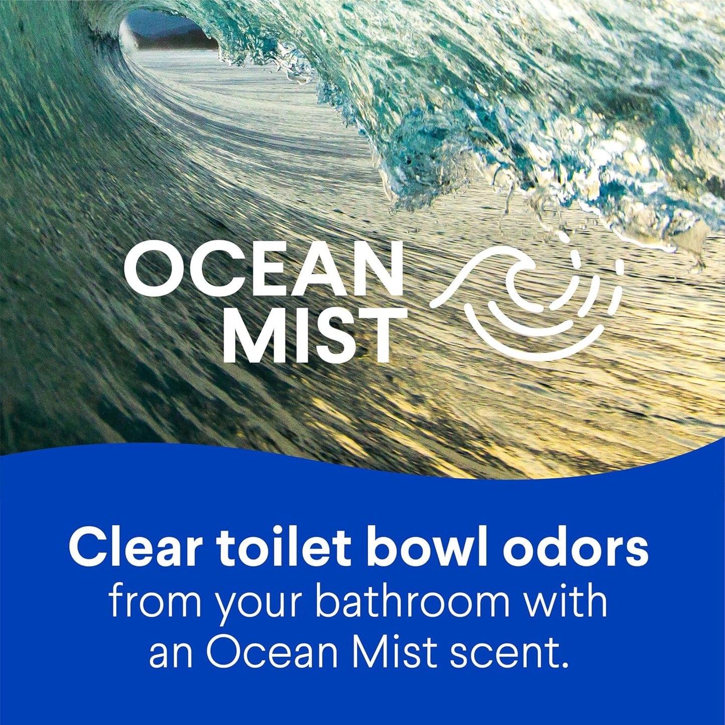 Clorox Toilet Bowl Cleaner Clinging Bleach Gel, Ocean Mist, 24 Fluid Ounces (Package May Vary)