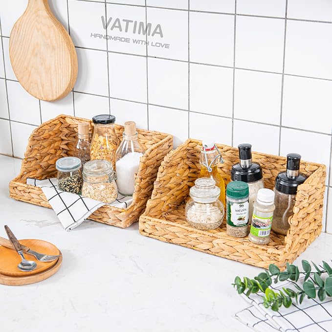 VATIMA Water Hyacinth Storage Baskets - Image 6