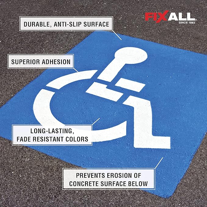 FIXALL Skid Grip Anti-Slip Coating, 5 Gallons, Exceeds ADA Standards, - Image 5