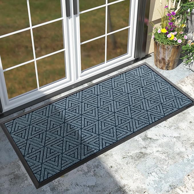 Yimobra Large Door Mat 47x24, All-Weather Waterproof Non-Slip Welcome Matt by Yimobra