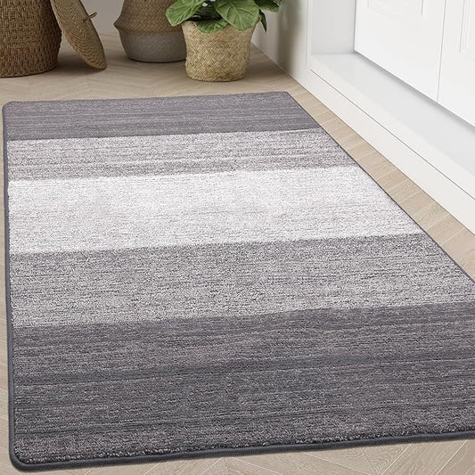 Kitinjoy Indoor Outdoor Door Mat, 71x47 Non-Slip Absorbent Dirt Trapper by Kitinjoy