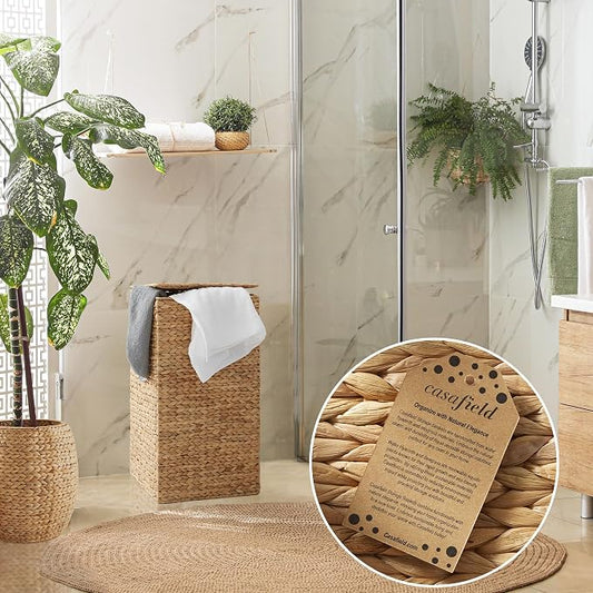 Casafield Laundry Hamper with Lid and Removable Liner Bag - Image 2