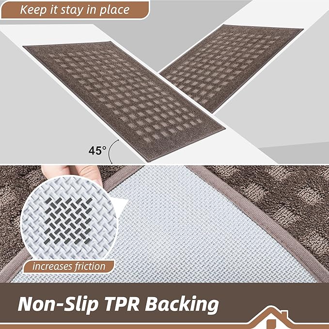 BEQHAUSE Waffle Door Mats Indoor 24"x36", Dog Mat - Image 5