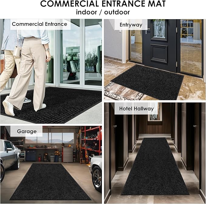 3′ x 59′ Front Door Mat Indoor Outdoor Entrance, Commercial Floor Mat Heavy - Image 8