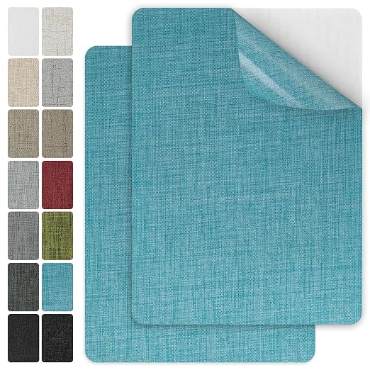 J.CARP 2Pcs Linen Repair Patches, Large Self-Adhesive Fabric Patch by JCARP