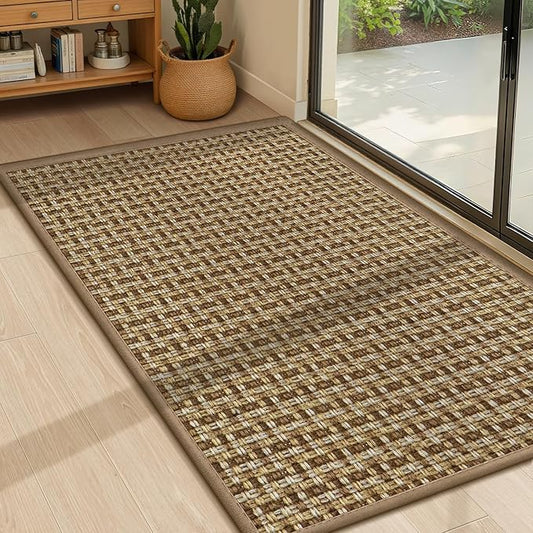 LEKEEPGO Door Mat Indoor Entrance 24"x36", Absorbent Indoor Door Mat, Non Slip by LEKEEPGO