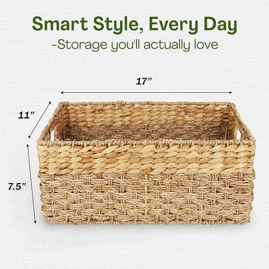 Large Wicker Storage Basket - Image 2