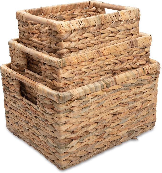 Water Hyacinth Storage Baskets by VATIMA