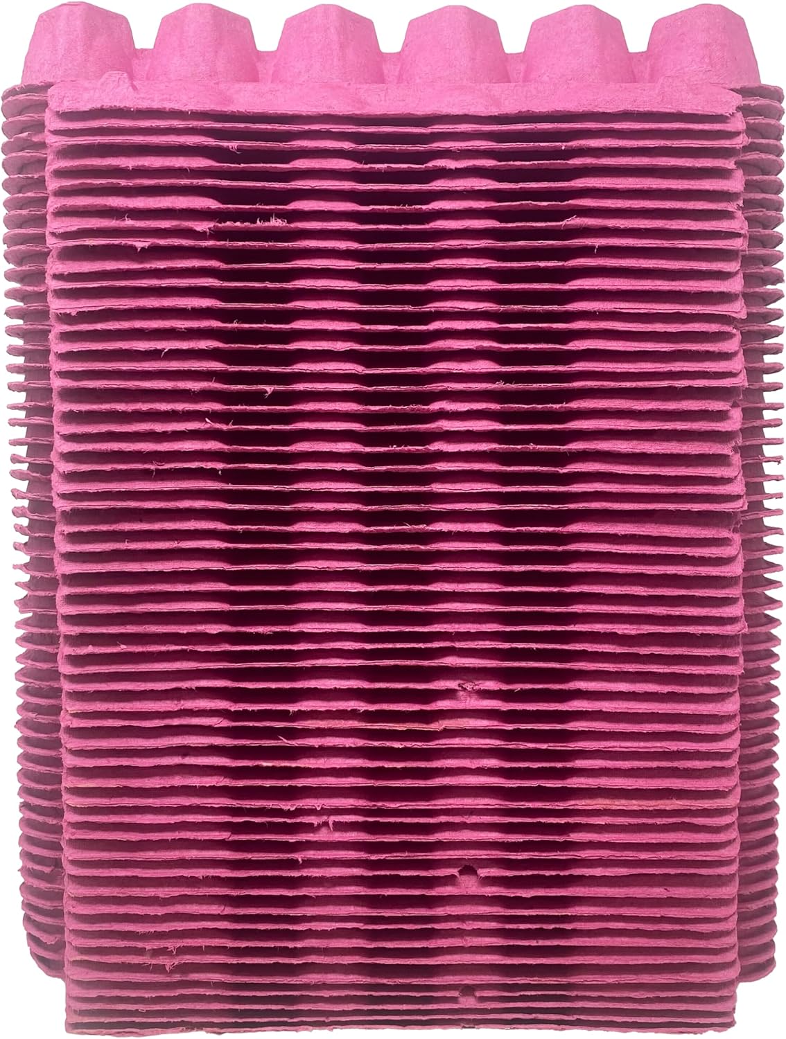 Pink Paper Pulp Egg Cartons - 50 Pack