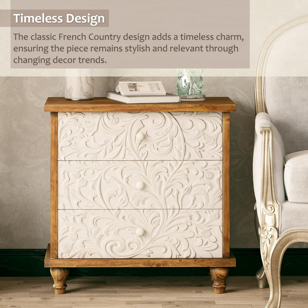 3 Drawer Farmhouse Dresser x 2P
