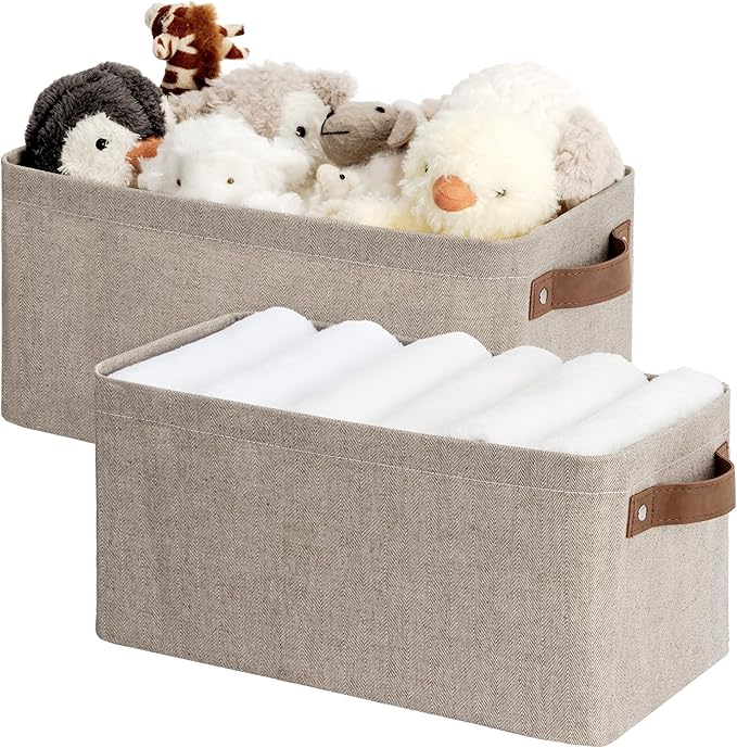 StorageWorks Narrow Storage Bins, Small Basket by StorageWorks