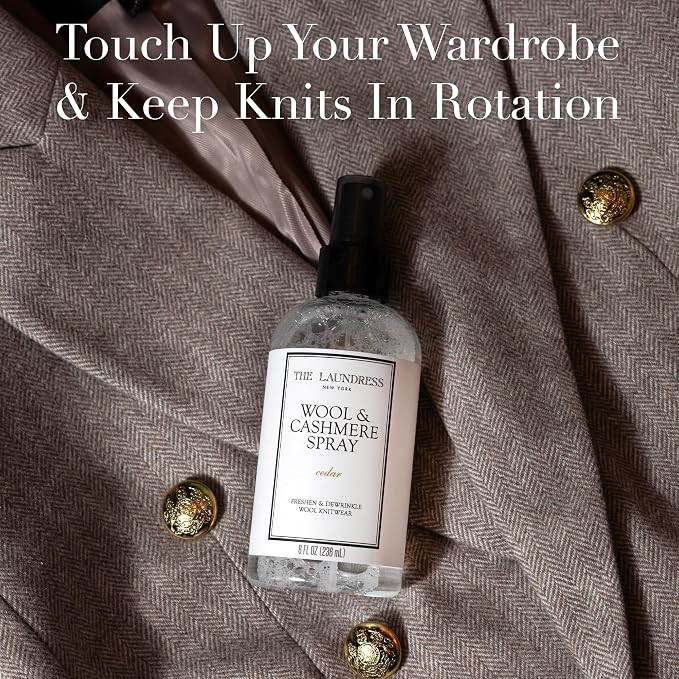 The Laundress Wool and Cashmere Fabric Spray, Wool Dewrinkle Spray, Upholstery - Image 4