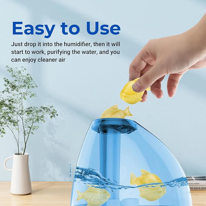 Funmit 6 Pack Universal Humidifier Cleaner Fish Compatible - Image 9