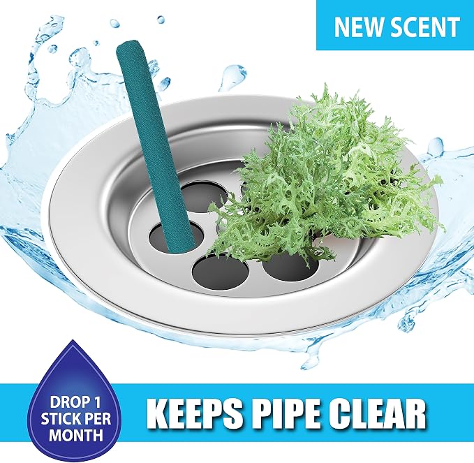 SANI 360° Sani Sticks Drain Cleaner and Deodorizer, Enzyme Pipe Cleaners - Image 3