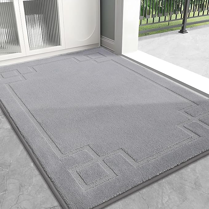 BEQHAUSE Door Mat 32" x 48", Non-Slip Door Mats Indoor Entryway Rugs Washable - Image 9