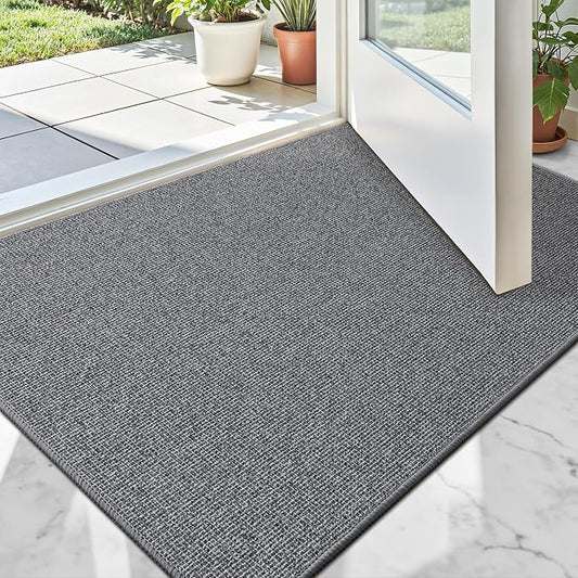 LUMI Indoor Door Mat 32"x48", Ultra Thin Low Profile Non-Slip Doormat by LUMI