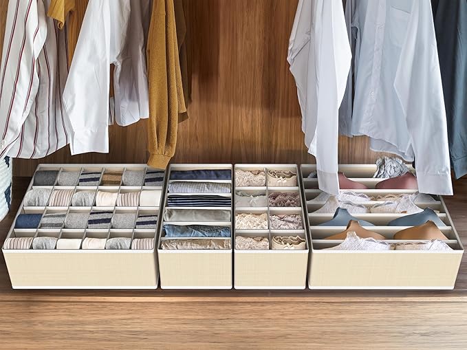 Simple Houseware 4-Pack Drawer Organizer Set - Image 7