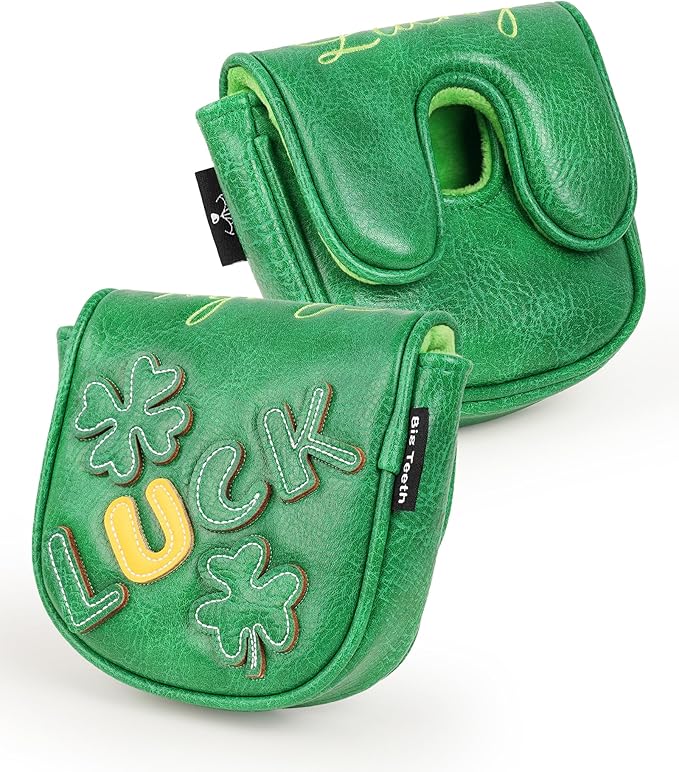 Golf Headcovers Golf Club Head Covers Four Leaf Clover Good Luck Charm - Image 7