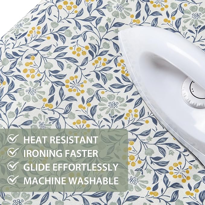 Seiritex Over The Door Ironing Board Cover 14 x 42 inch, Thick Padding and Heat - Image 5