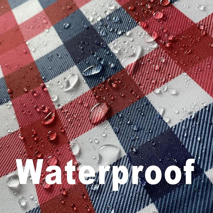 Waterproof Plaid Tablecloth Fabric - Image 4