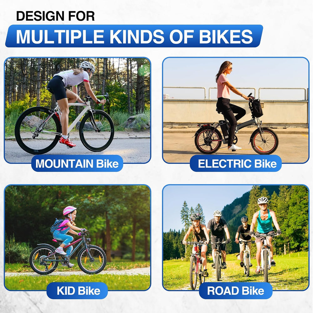 Yes4All Freestanding Bike Storage Rack, 300 Lbs 5 Levels Sturdy Steel Vertica...