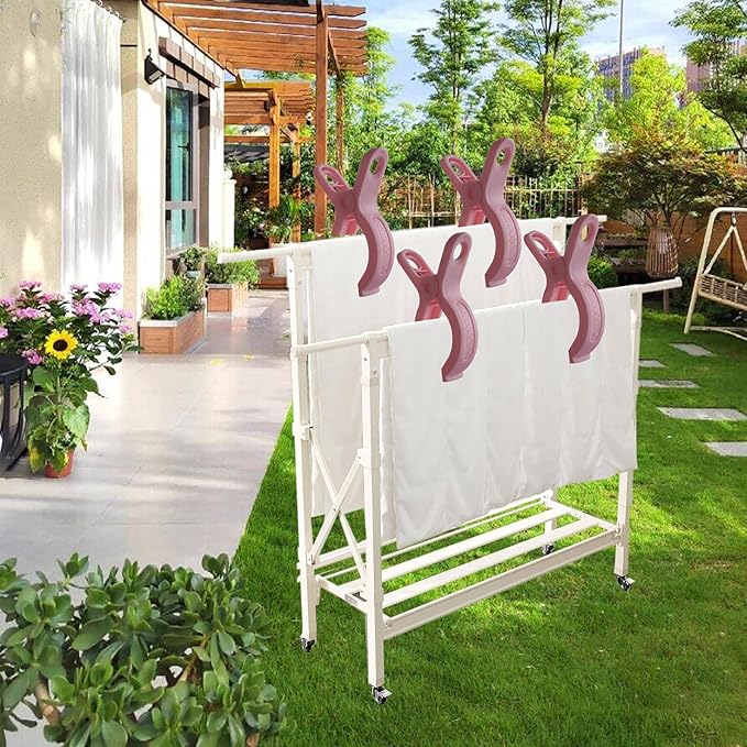 Plastic Clothes Pins Spring Clips Heavy Duty Laundry Clothespins Beach Towel - Image 3