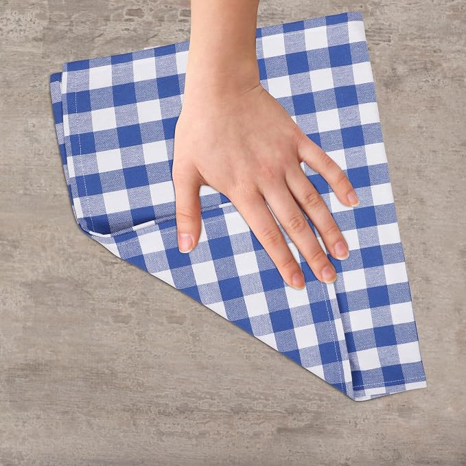 Kitchen Towels Set of 6 Soft Premium Cotton Highly Absorbent Dish Towels 18x28 - Image 6