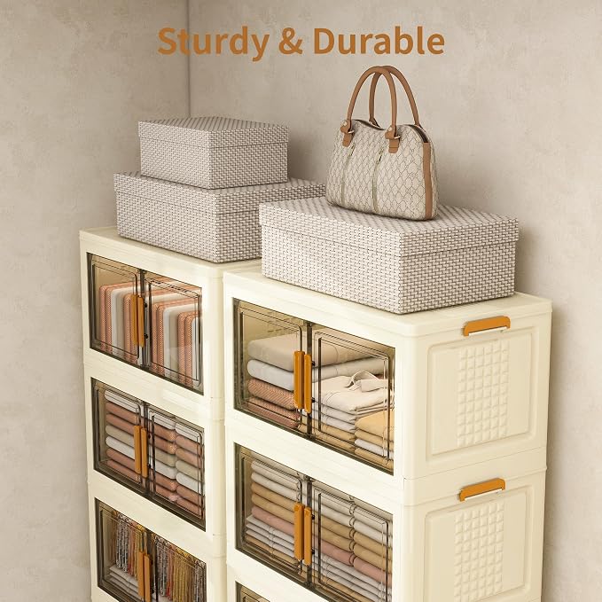 Plastic Stackable Storage Bins - Image 4