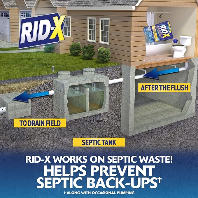 Rid-X Septic System Treatment, Septic Tank Treatment, 3-Monthly Supply Dual - Image 2