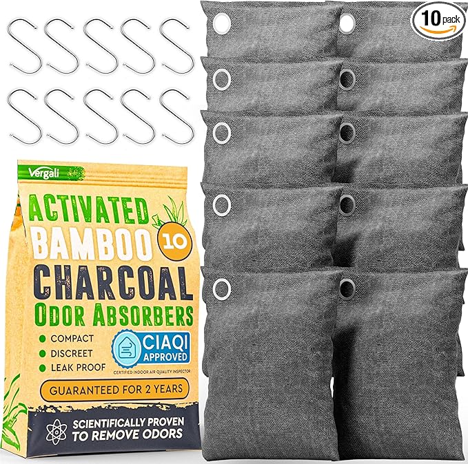 Activated Charcoal Odor Absorber by Vergali