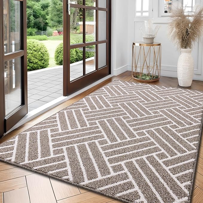 OLANLY Large Indoor Door Mat, 59x35 Inch, Dirt Resistant and Absorbent by OLANLY