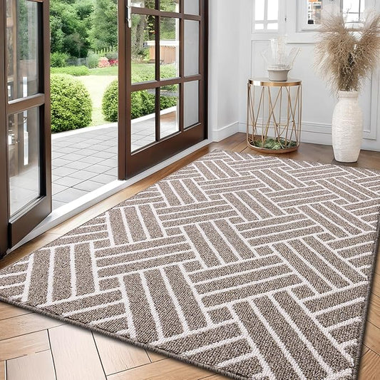 OLANLY Large Indoor Door Mat, 59x35 Inch, Dirt Resistant and Absorbent by OLANLY