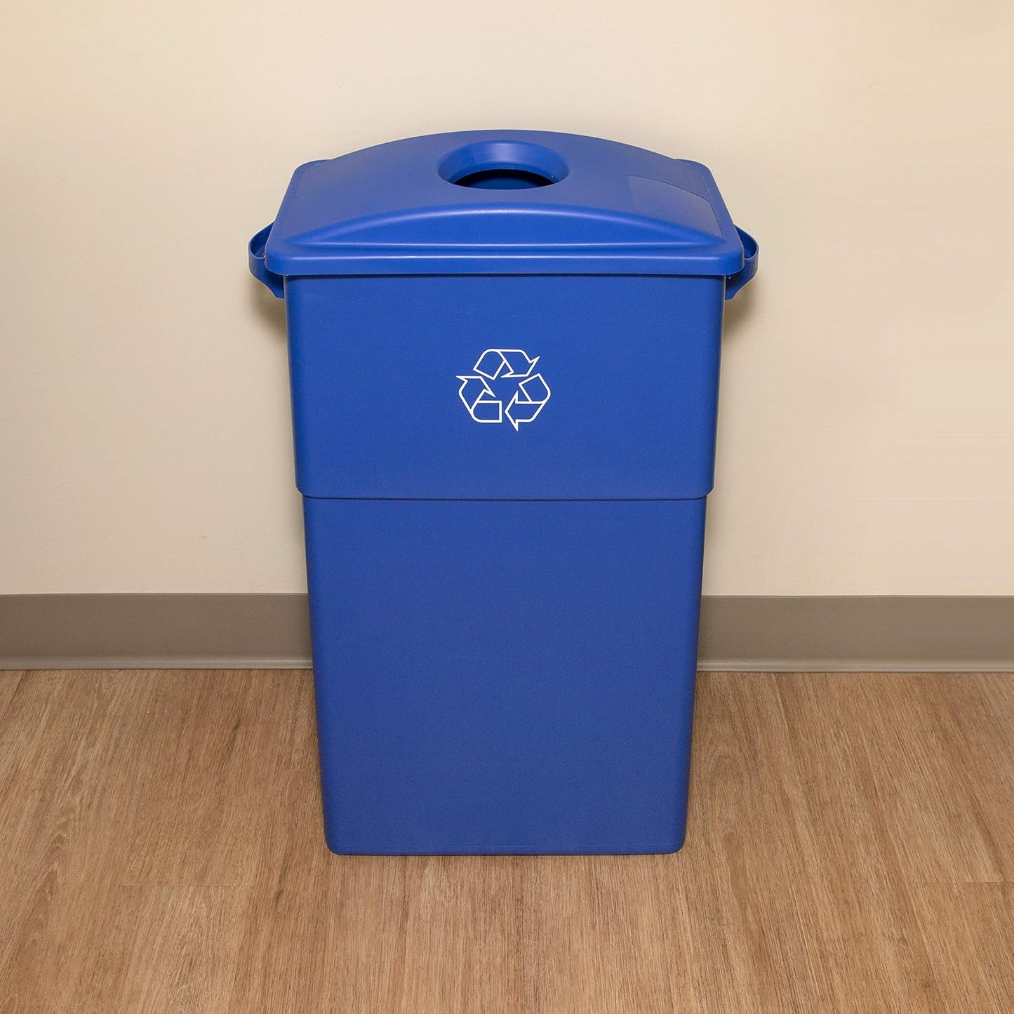Genuine Joe Round-Cutout Lid for 23 gal Recycling Bin