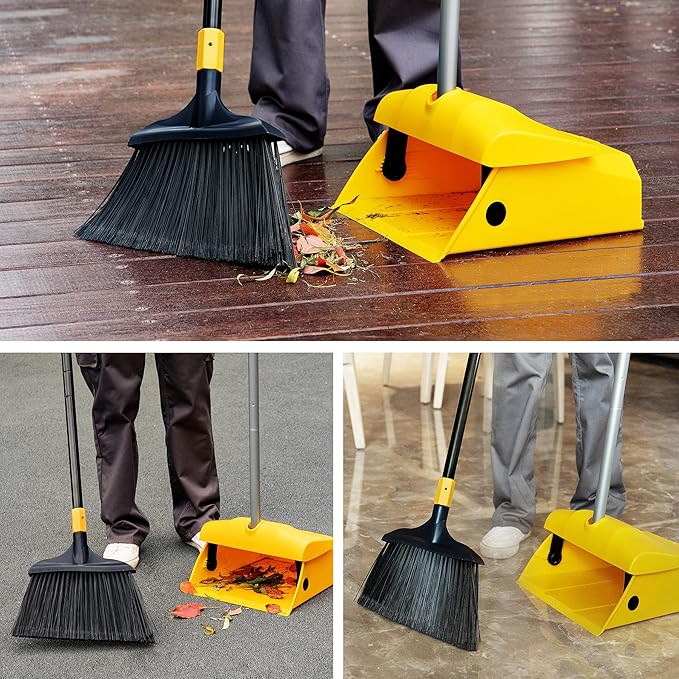 Yocada Commercial Broom and Dustpan Set - Image 5