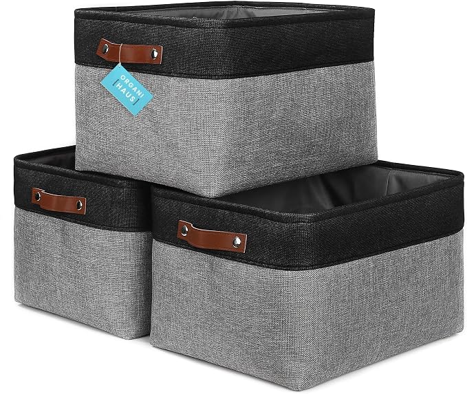 OrganiHaus Extra Large Fabric Storage Bins by OrganiHaus