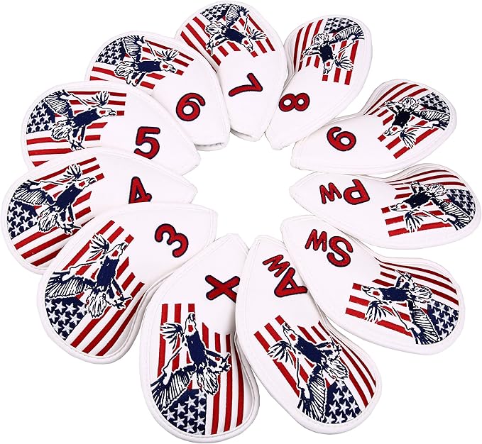 USA Flag and Eagle Golf Driver/Fairway Wood/Hybrid/Iron/Mallet Putter/Blade by Unknown