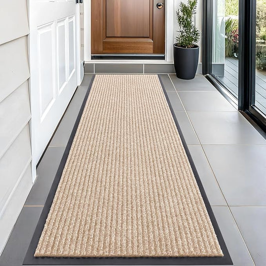 OLANLY Front Door Mat Indoor Outdoor Entrance, Waterproof Heavy Duty Doormat by OLANLY