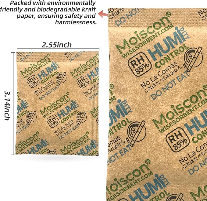 85% RH 15 Pack 8 Gram Two-Way Humidity Control Packs - Image 3