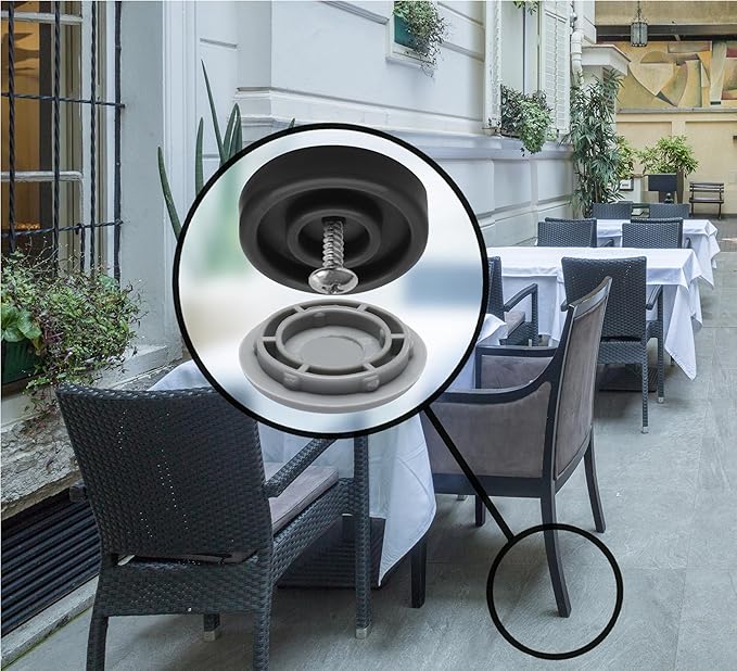 Gorilla Outdoor 1-1/4 Inch Furniture Sliders/Chair Glide Floor Protectors - Image 3