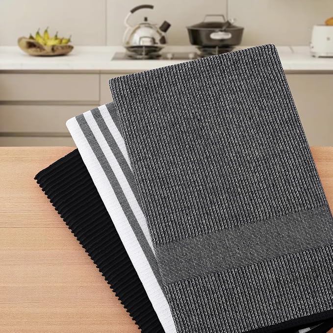 Homaxy Premium Kitchen Towels, Large Cotton 380 GSM Kitchen Hand Towels - Image 7
