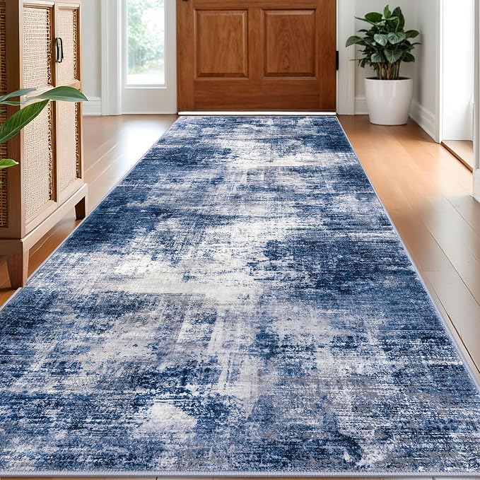 IOHOUZE Abstract Runner Rug 3x8 Ft Washable Runners by iOhouze