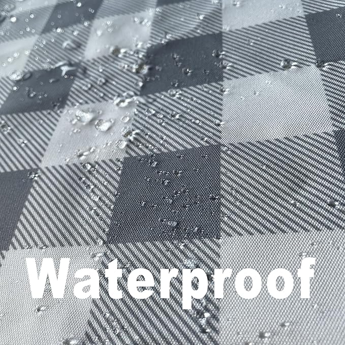 Waterproof Plaid Tablecloth Fabric - Image 4