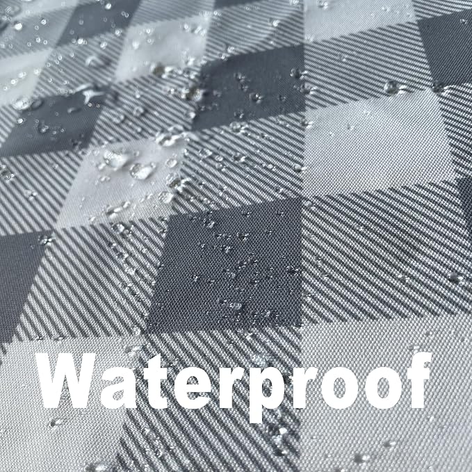 Waterproof Plaid Tablecloth Fabric - Image 4