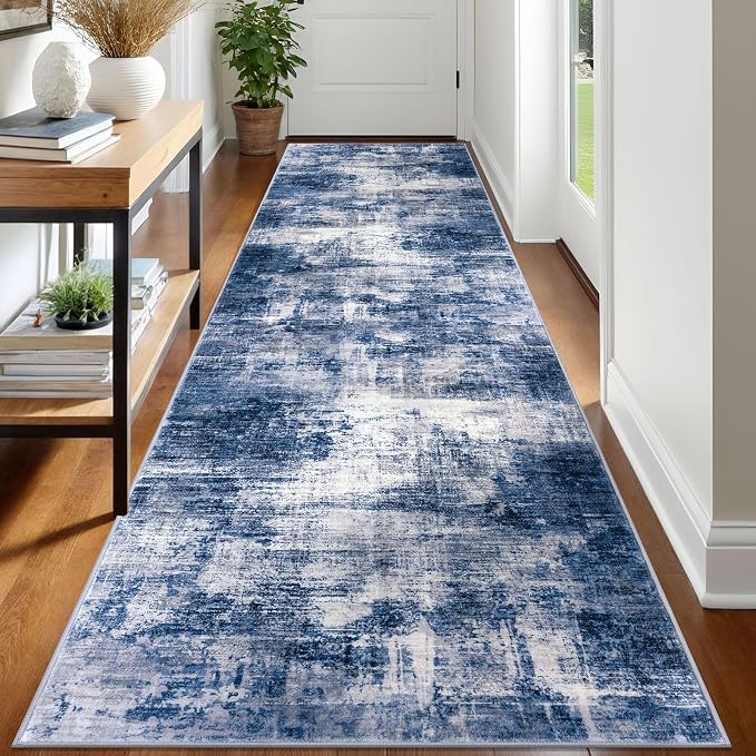 IOHOUZE Abstract Runner Rug 3x12 Ft Washable Runners by iOhouze