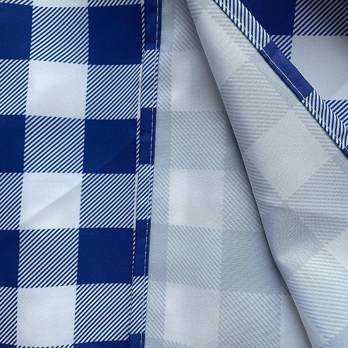 Classic Gingham Plaid Tablecloth Fabric - Image 9