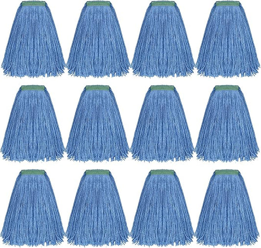 Matthew Cleaning 16oz 12Pack Cotton Floor Mop, Cotton Looped-Open String Heavy by MATTHEWCLEANINGPRODUCTS