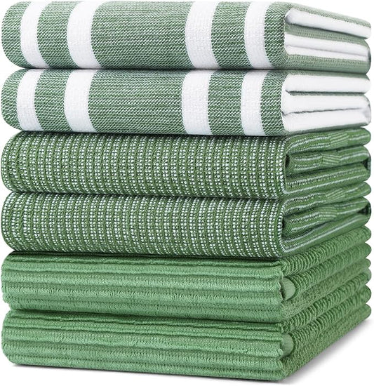 Homaxy Premium Kitchen Towels, Large Cotton 380 GSM Kitchen Hand Towels by Homaxy