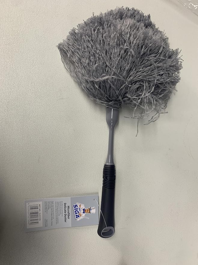 MR.SIGA Microfiber Delicate Duster, Comfortable Non Slip Handle, Detachable - Image 10