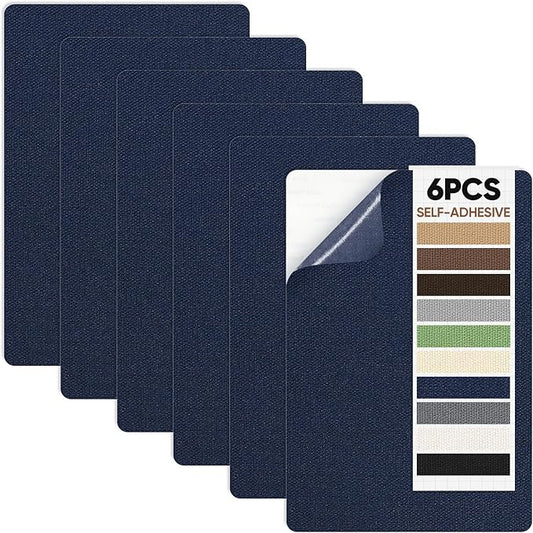 Canvas Patch 5.5 x 8 Inches 6Pcs Self-Adhesive Waterproof Canvas Patch Kit by Unknown
