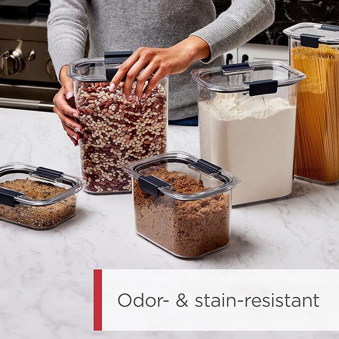 Rubbermaid Brilliance Airtight Cereal Food Storage Container, Shatterproof - Image 4